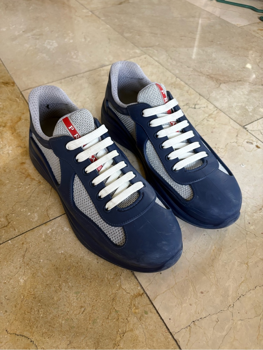 PRADA America’s Cup Soft Rubber and Bike Fabric Sneakers